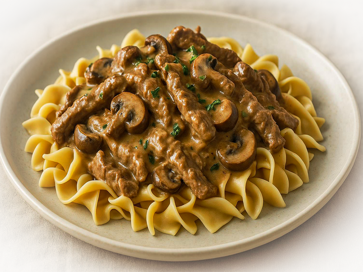 Beef Stroganoff
